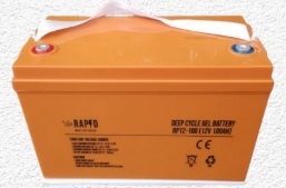 แบตเตอรี่ Deep Cycle GEL 100Ah 12V RAPD