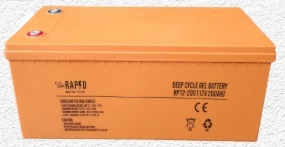 แบตเตอรี่ Deep Cycle GEL 200Ah 12V RAPD
