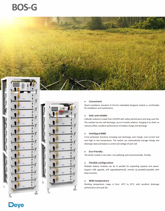 DEYE High battery lithium BOS-G 20.48 kw