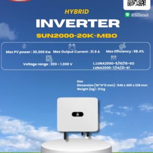 HUAWEI SUN2000-20K-MB0 อินเวอร์เตอร์ไฮบริด 20kW