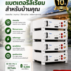 Deye SE-G5.1 Pro-B แบตเตอรี่ LiFePO₄